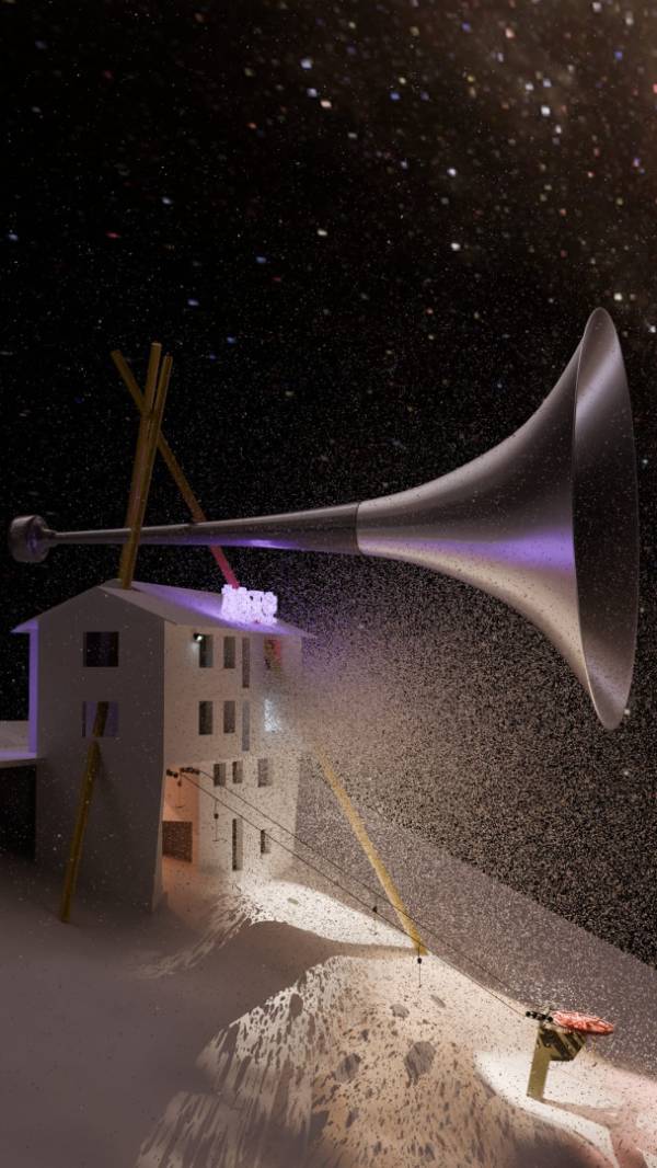 Soundinstallation von Norbert Möslang und Patrick Kessler – Ausflug zum kleinsten Skilift der Welt.
Freitag 7. März 2025 
19:00 Uhr
Schneebergstrasse, St. Gallen